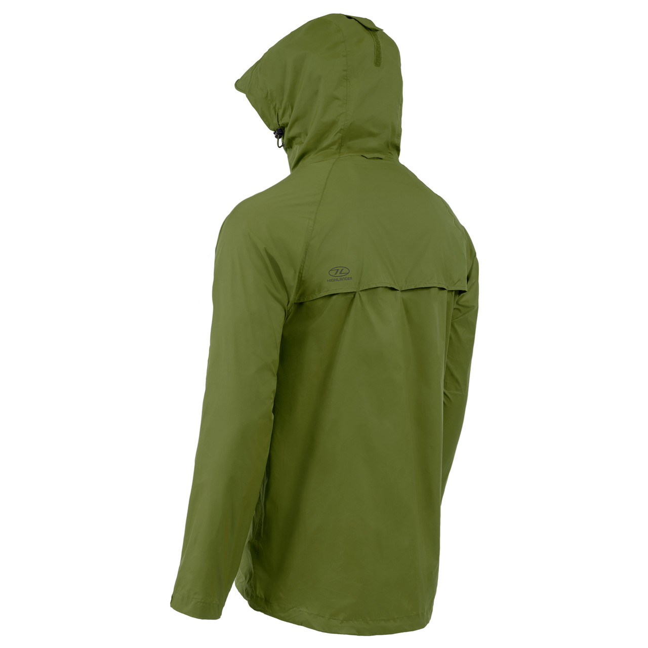 Ветровка мужская Highlander Stow & Go Pack Away Rain Jacket 6000 mm Olive M (JAC077-OG-M) - фото 3 - id-p108932199