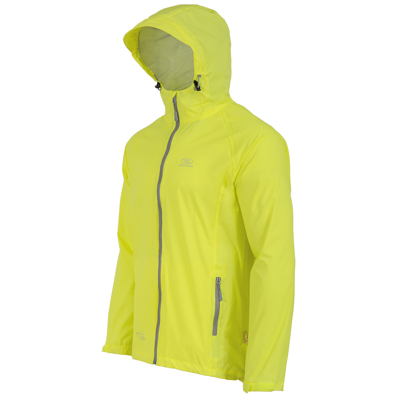 Ветровка мужская Highlander Stow & Go Pack Away Rain Jacket 6000 mm Yellow M (JAC077-YW-M) - фото 2 - id-p108932206
