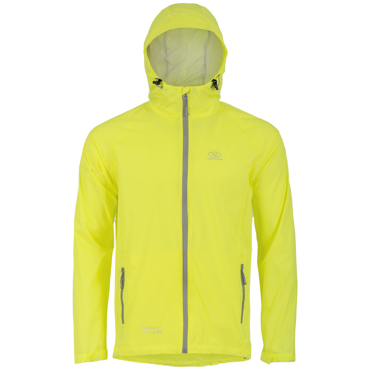 Ветровка мужская Highlander Stow & Go Pack Away Rain Jacket 6000 mm Yellow XL (JAC077-YW-XL) - фото 1 - id-p108932207