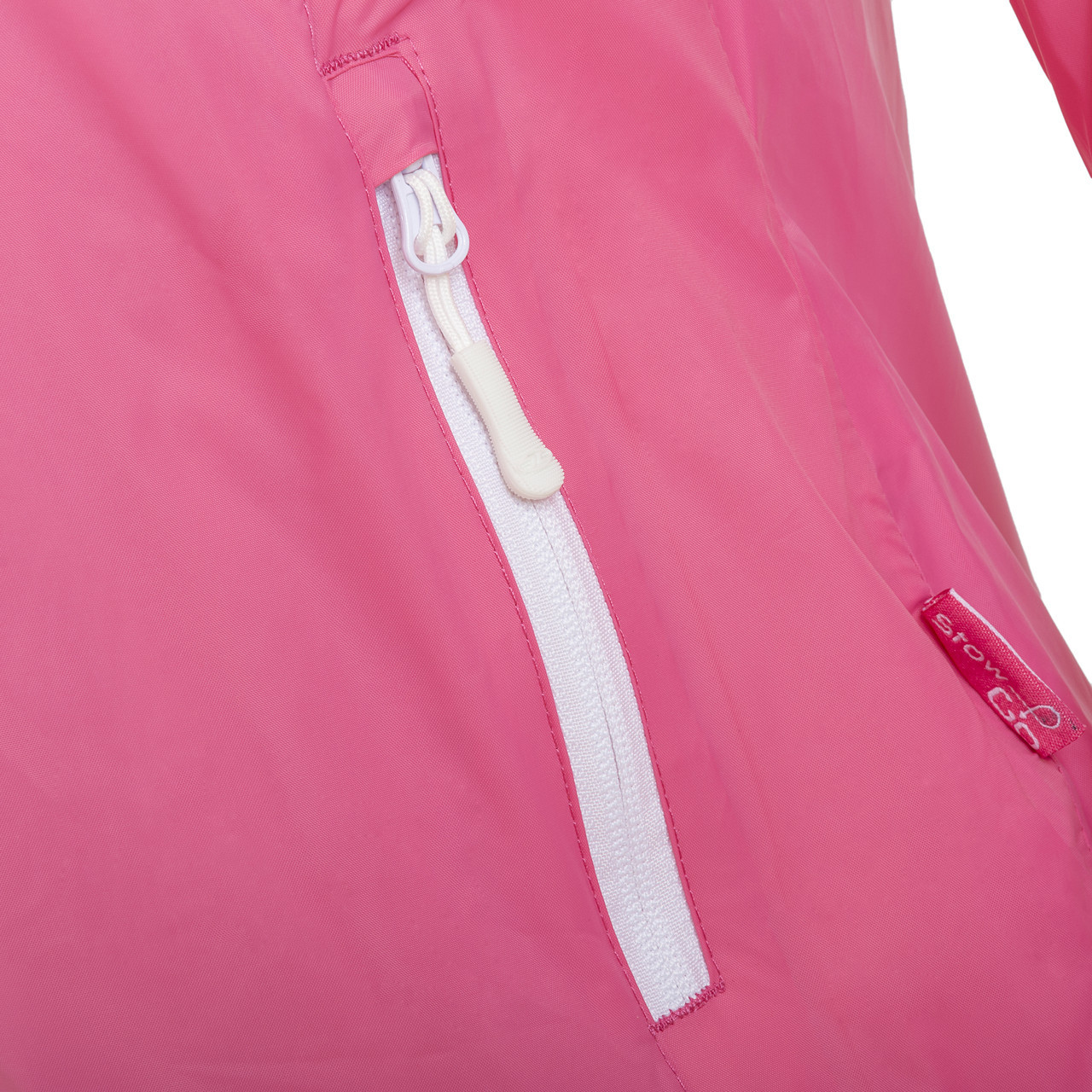 Ветровка женская Highlander Stow & Go Pack Away Rain Jacket 6000 mm Pink L (JAC077L-PK-L) - фото 3 - id-p108932210