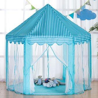 Палатка детская игровая голубая KRUZZEL 6105 - фото 1 - id-p108928362