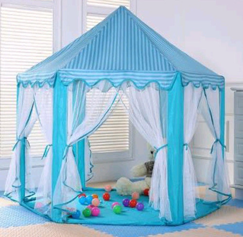 Палатка детская игровая голубая KRUZZEL 6105 - фото 2 - id-p108928362