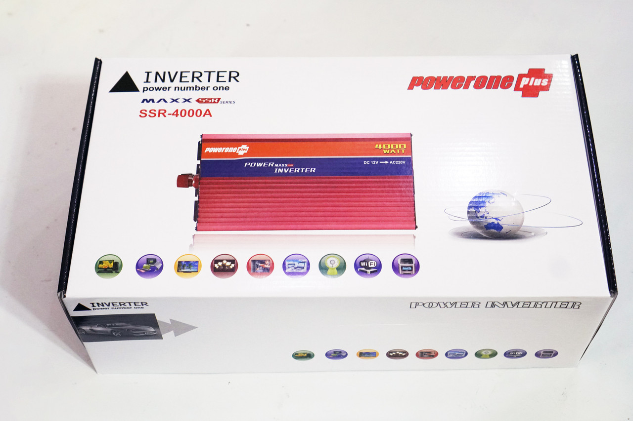 Преобразователь авто инвертор с Функцией плавного пуска 12V-220V 4000 Вт с USB - фото 5 - id-p108933229