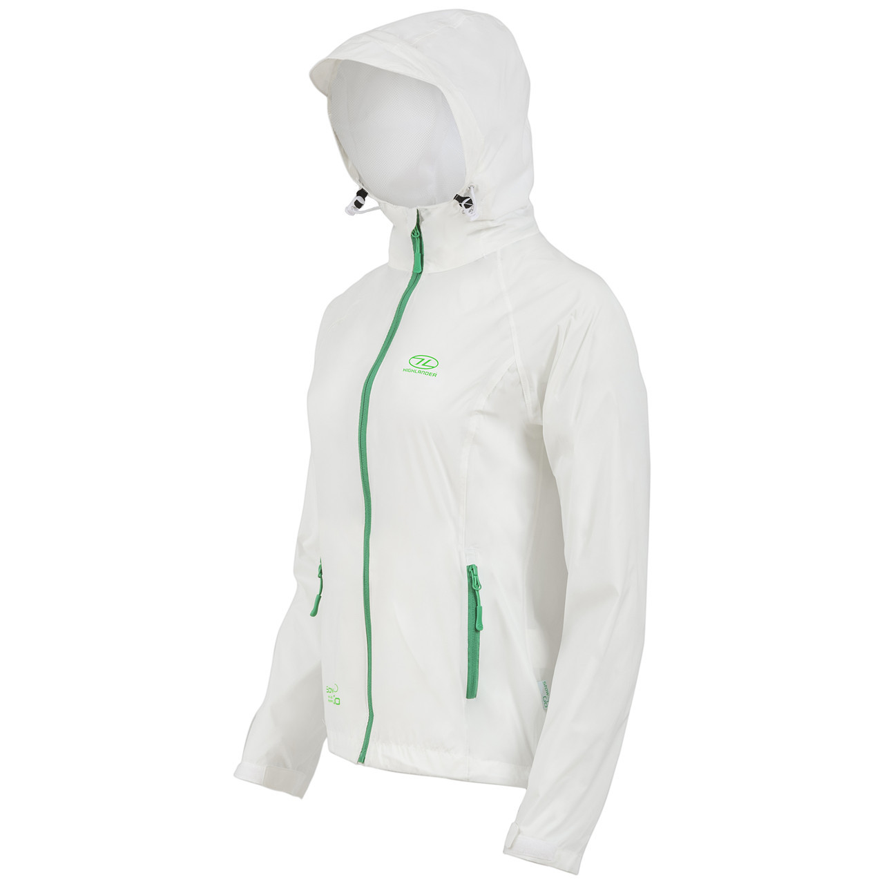 Ветровка женская Highlander Stow & Go Pack Away Rain Jacket 6000 mm White M (JAC077L-WE-M) - фото 2 - id-p108932216