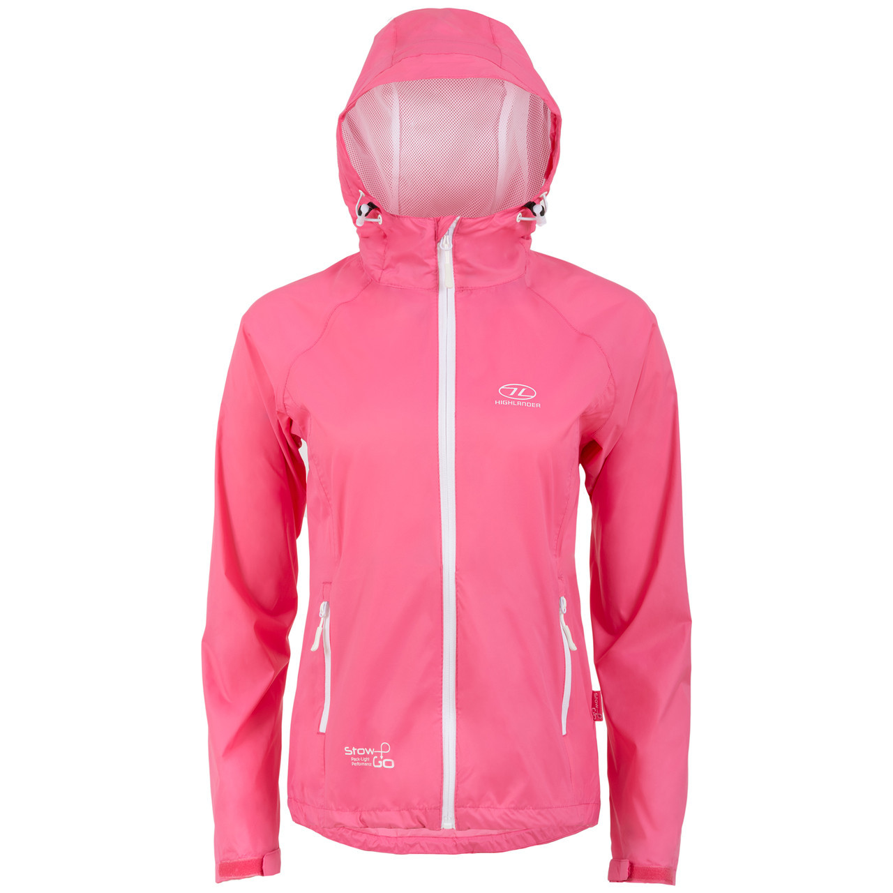 Ветровка женская Highlander Stow & Go Pack Away Rain Jacket 6000 mm Pink L (Special Offer) - фото 1 - id-p108932254