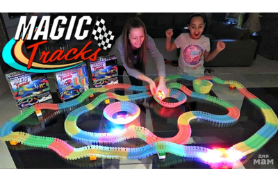 Magic Tracks 360 деталей Mega Set Детская Игрушечная Дорога Трек (2 машинки) - фото 2 - id-p108928430