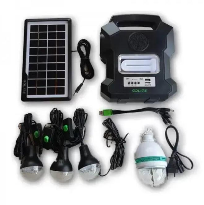 Портативная солнечная автономная система Solar GDLite GD-1000A + FM радио + Bluetooth - фото 3 - id-p108933323