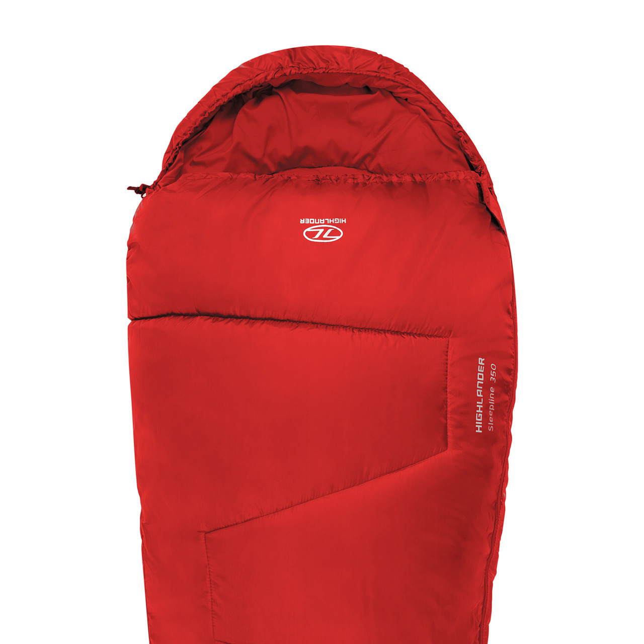 Спальный мешок Highlander Sleepline 350 Mummy/+3°C Red (Left) - фото 3 - id-p108930383