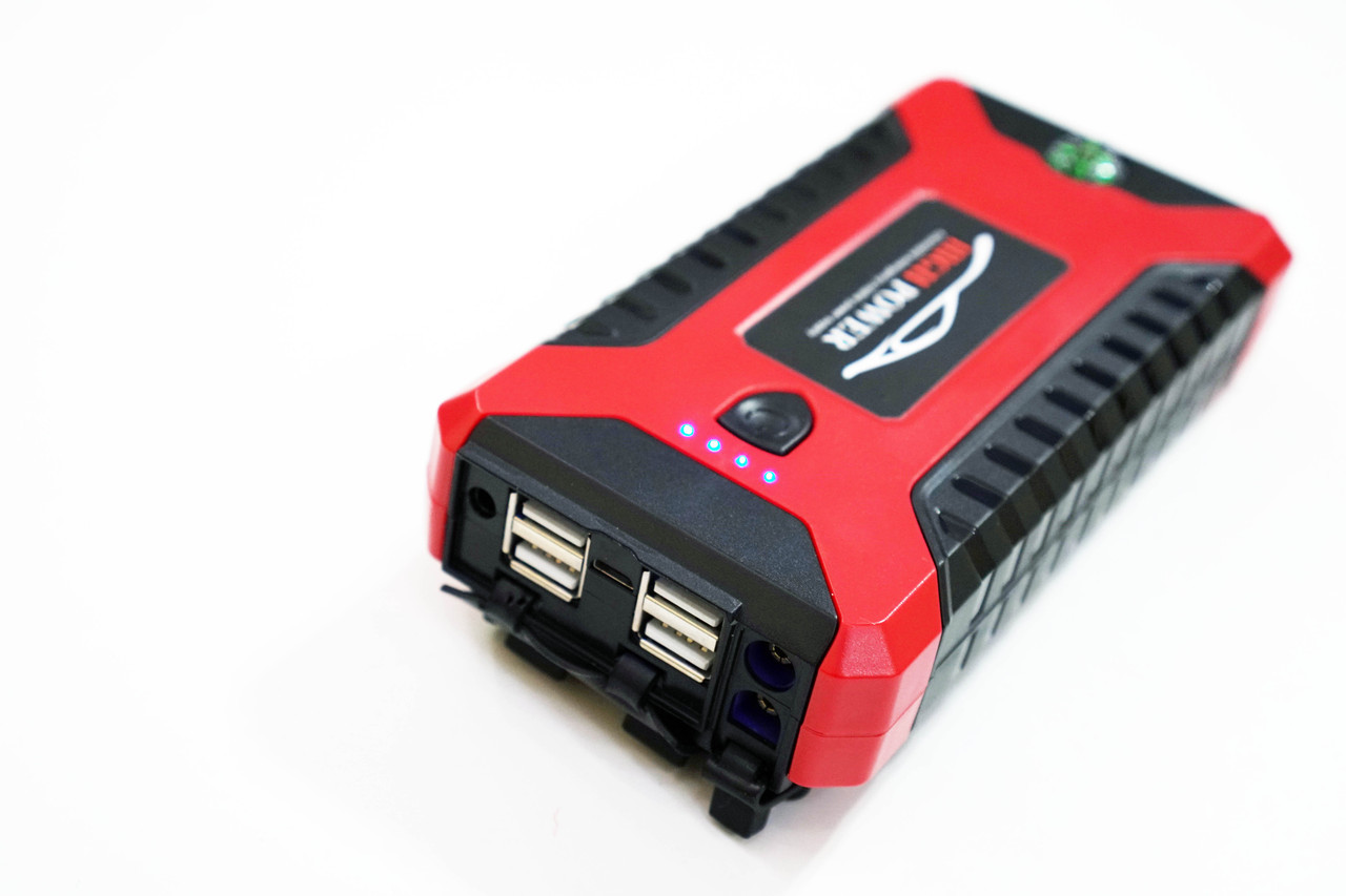 Car jump starter 20000mAh Power Bank зарядно пусковое устройство для машины 4хUSB+Фонарик + КОМПРЕССОР - фото 6 - id-p108933433