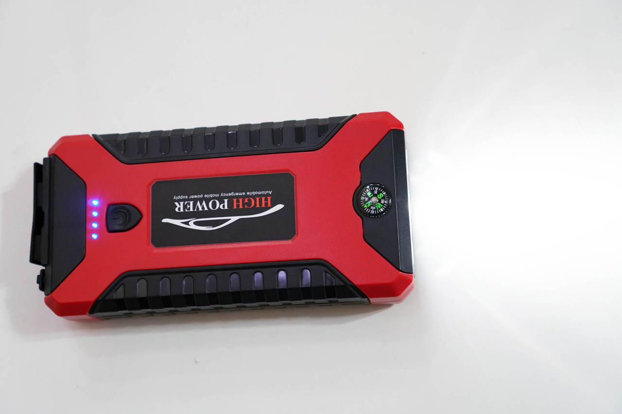 Car jump starter 20000mAh Power Bank зарядно пусковое устройство для машины 4хUSB+Фонарик + КОМПРЕССОР - фото 9 - id-p108933433