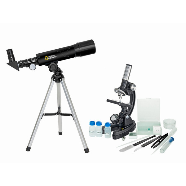 Микроскоп National Geographic Junior 300x-1200x + Телескоп 50/360 - фото 1 - id-p108931453