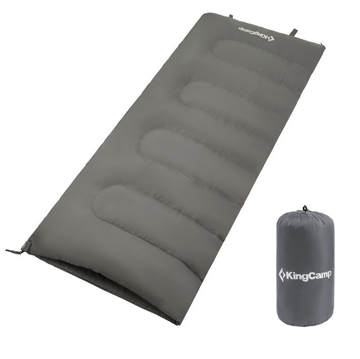 Спальник KingCamp Oxygen (KS3122) (grey,левая) - фото 1 - id-p108929479