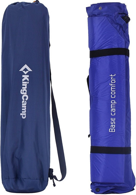Самонадувающийся коврик KingCamp Base Camp Comfort(KM3560) (blue) - фото 5 - id-p108929483