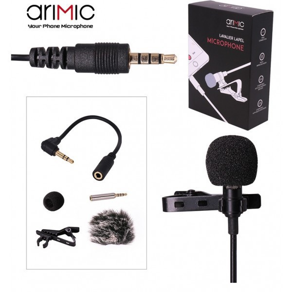 Петличный микрофон для телефона/камеры Ulanzi AriMic Lavalier 1.5m 0407 - фото 2 - id-p108932481