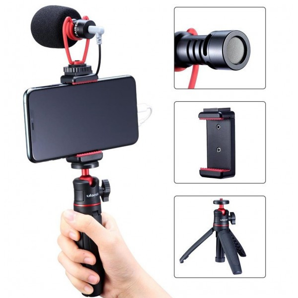 Набор блогера для смартфона Ulanzi Vlogging Super Extension Tripod Handle Outfit (Combo 2) - фото 2 - id-p108932522