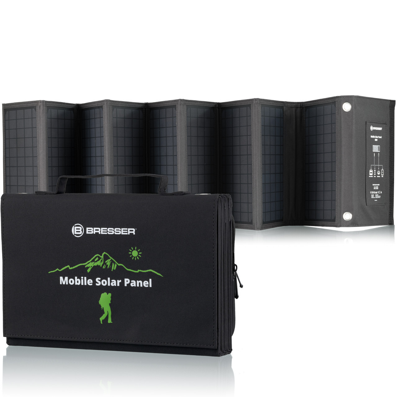 Портативное зарядное устройство для солнечной панели Bresser Mobile Solar Charger 60 Watt USB DC (3810050) - фото 1 - id-p108933573