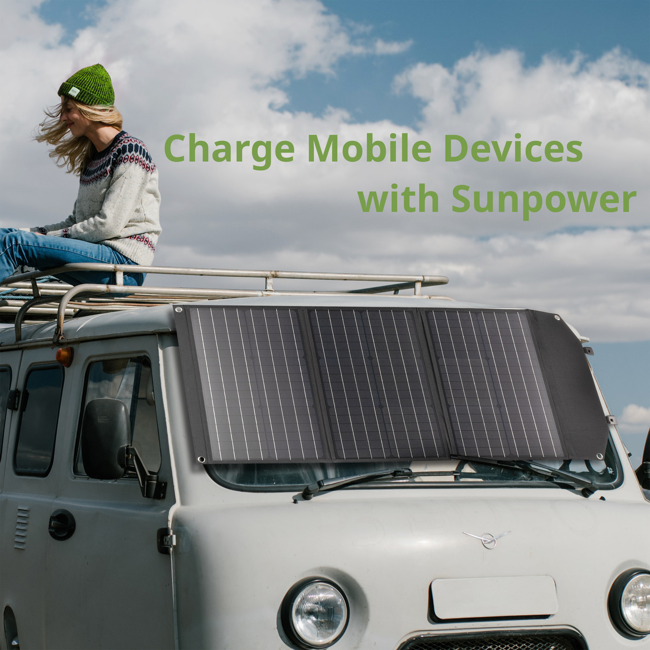 Портативное зарядное устройство для солнечной панели Bresser Mobile Solar Charger 90 Watt USB DC (3810060) - фото 8 - id-p108933574