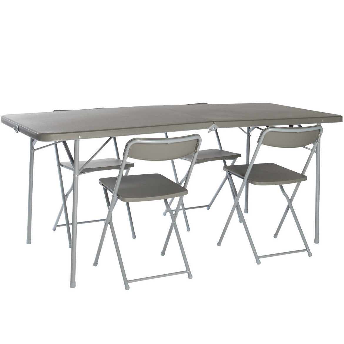 Стол со стульями Vango Orchard XL 182 Table and Chair Set Grey (TBNORCHARG10TET) - фото 2 - id-p108930597