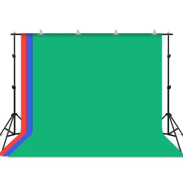Фон хромакей с держателем 3x2м зеленый синий красный Puluz PKT5205 - фото 1 - id-p108932610