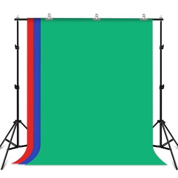 Фон хромакей с держателем 2x2м зеленый синий красный Puluz PKT5204 - фото 1 - id-p108933623