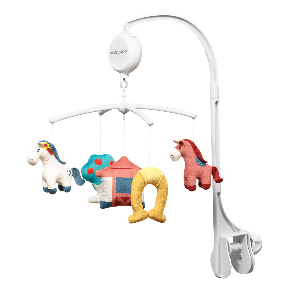 Мобильный BABYONO с мелодиями Лошадки