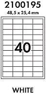 Бумага LOMOND Самоклеящаяся Матовая 40 Делений (48,5*25,4)  А4/50/70г laser/ink 2100195, фото 3