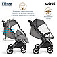 Прогулочная коляска Pituso Wicki Black/Черный, фото 8