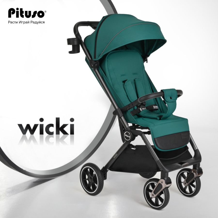 Прогулочная коляска Pituso Wicki Emerald/Изумруд, фото 1