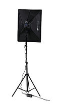 Софтбокс VISICO 50×70 с LED лампой с теплым и холодным светом, фото 3