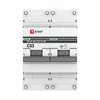 Автоматический выключатель 2P  (C) 10kA ВА 47-100 EKF PROxima