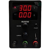 Блок питания лабораторный RUZIZAO R-SPS3010 30В/10А черный