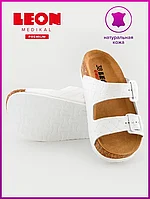 Сабо сандалии биркенштоки ортопедические женские кожаные 37
