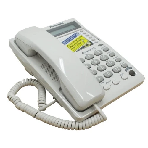 Проводной телефон Panasonic KX-TS2362 (RUW) Белый - фото 1 - id-p108925201
