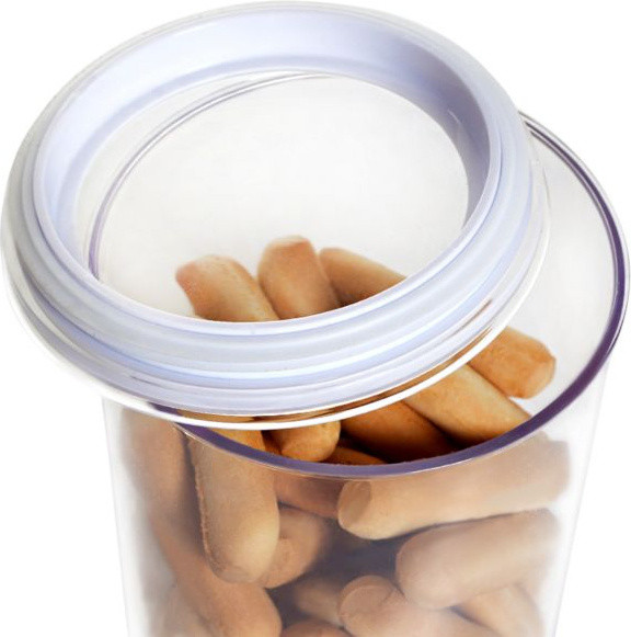 6813 FISSMAN Контейнер для хранения продуктов круглый 10x17 см / 1,0 л (пластик)