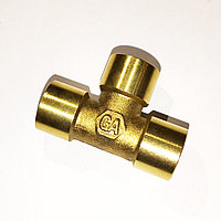 Латунь тройник 1/4 ГГГ *