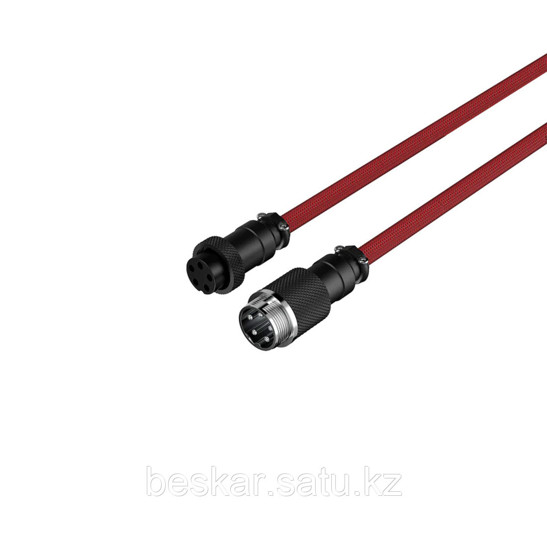 Провод для механической клавиатуры HyperX USB-C Coiled Cable Red-Black 6J677AA - фото 3 - id-p108945401