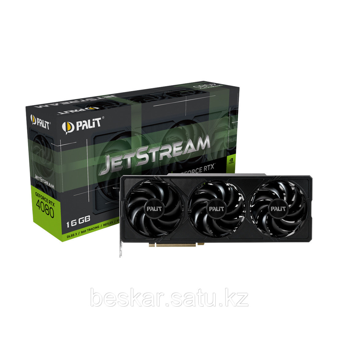 Видеокарта PALIT RTX4080 JETSTREAM 16G (NED4080019T2-1032J) - фото 3 - id-p108945459