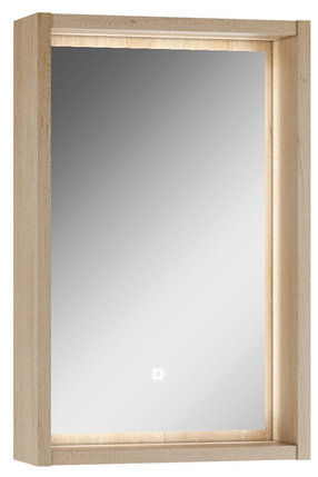 Шкаф-зеркало Nice 45 см с подсветкой и сенсорным выключателем. Домино, фото 2