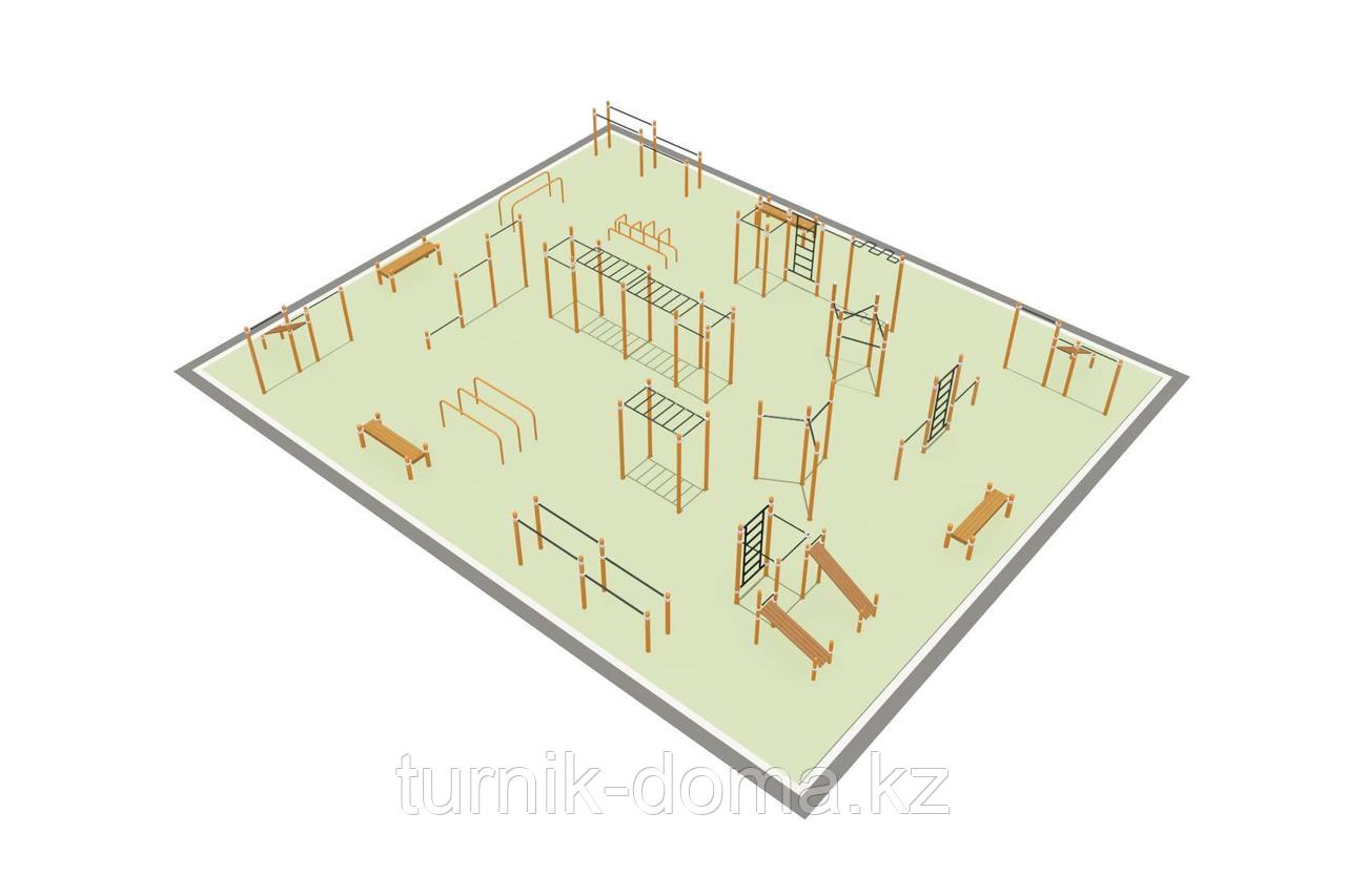 Парковая площадка для Воркаут и WRK 4_76mm