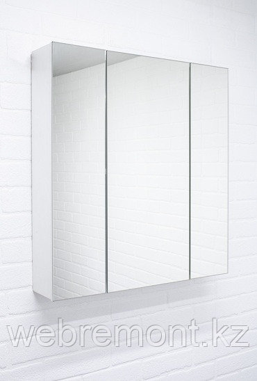 Шкаф-зеркало Норма 65 см 3 двери АЙСБЕРГ - фото 1 - id-p108946082