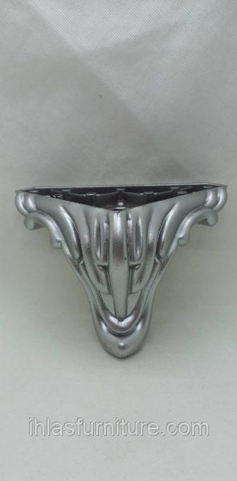 Мебельная ножка пластиковая QU высота 10см цвет хром: продажа, цена в ...