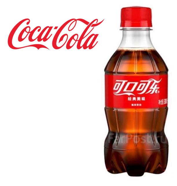 Газ. напиток Coca-Cola Classic 300ml / КИТАЙ/ (12 шт-упак)