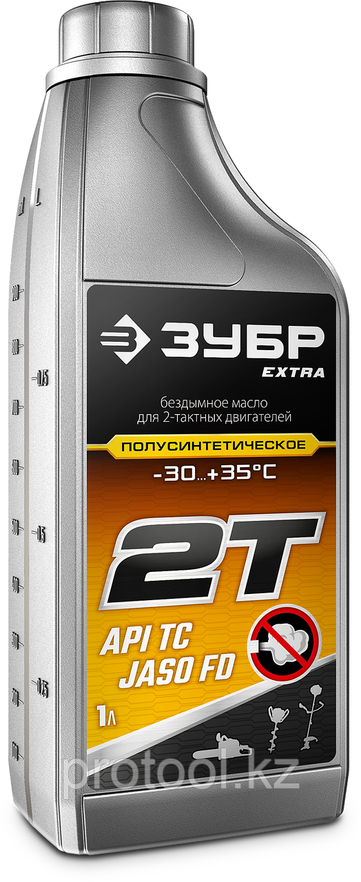 ЗУБР EXTRA 2Т-П полусинтетическое масло для 2-тактных двигателей, 1 л - фото 1 - id-p108957302