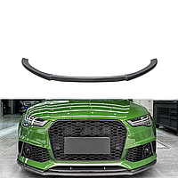 Карбоновая губа переднего бампера для Audi RS6 2013-2018