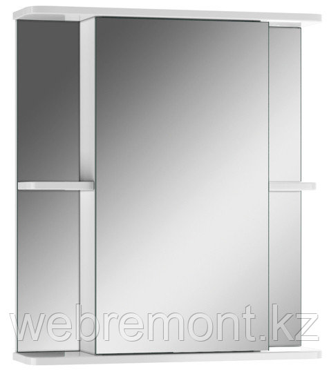 Шкаф-зеркало Норма 60 см 2-60 левый АЙСБЕРГ - фото 1 - id-p108957404