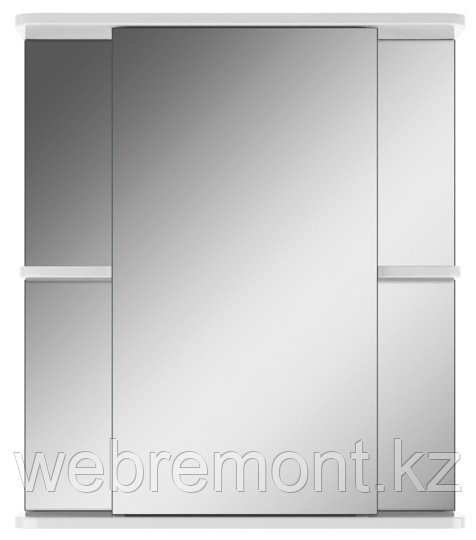 Шкаф-зеркало Норма 60 см 2-60 левый АЙСБЕРГ - фото 2 - id-p108957404