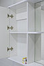 Шкаф-зеркало Норма 60 см 2-60 левый АЙСБЕРГ, фото 4