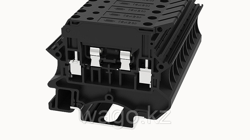 Клемма проходная; винтовой зажим; 500 В; 6,3 А; 4 мм²; Degson, фото 1