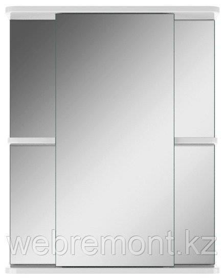 Шкаф-зеркало Норма 55 см 2-55 левый АЙСБЕРГ - фото 7 - id-p108957422