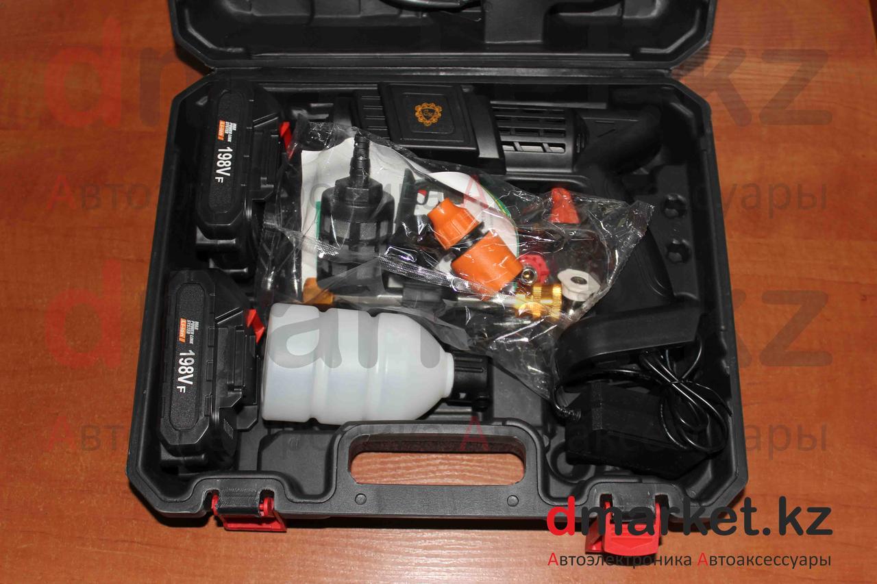 Мойка высокого давления аккумуляторная, 2 аккумулятора